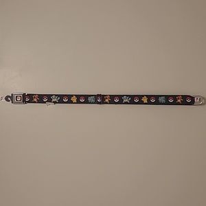 BUCKLE-DOWN Seat Belt Style Pokémon Adjustable Belt, NWT
